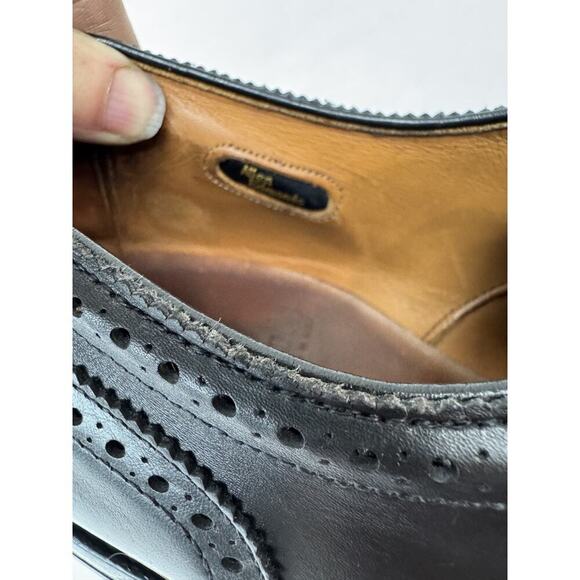 Allen Edmonds Sanford Cap Toe Oxford Brogues Black Leather Dress Shoes 10.5 B US main image 11